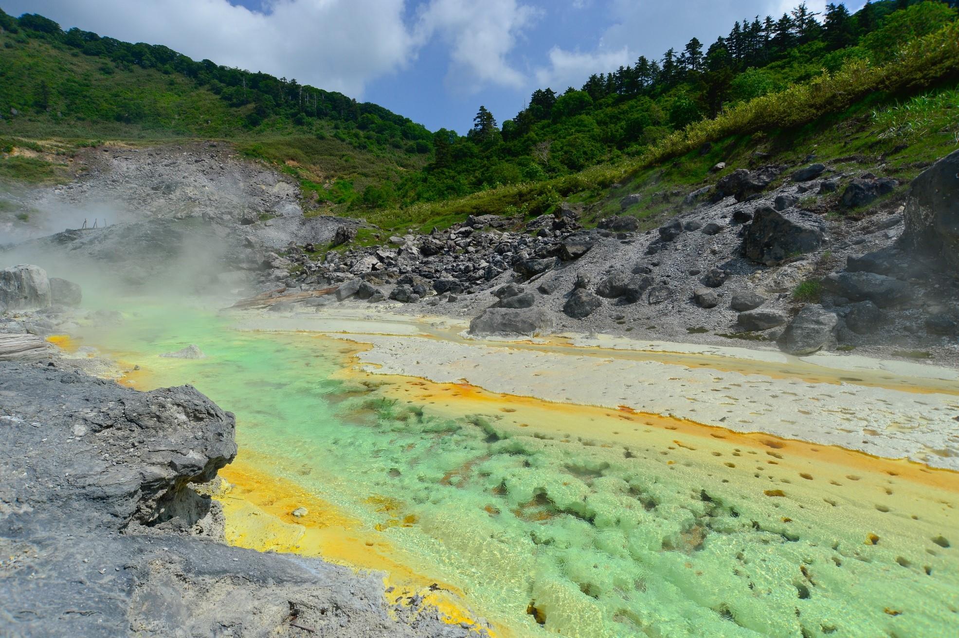 日本秋田縣仙北市玉川溫泉‧新玉川溫泉